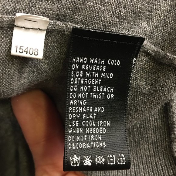 August Silk Gray Embellished Cardigan M - Picture 6 of 8